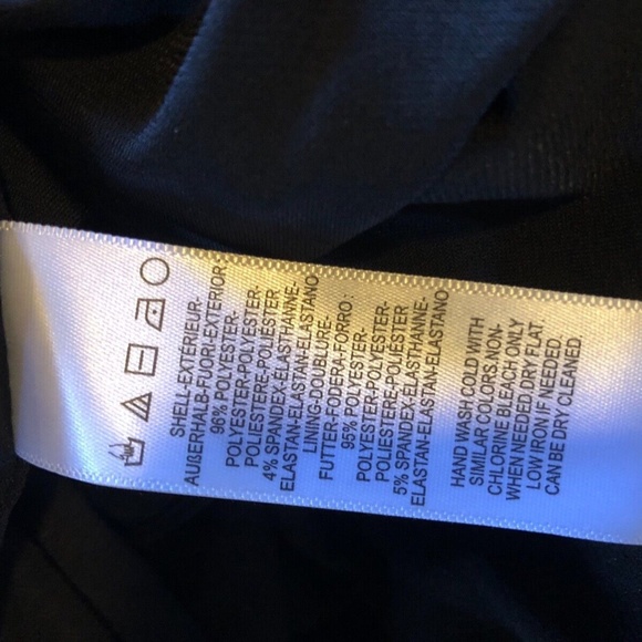 NWT Dress the Population Vanessa Deep Plunging V-Neck Sleeveless Halter Dress M - Picture 4 of 7